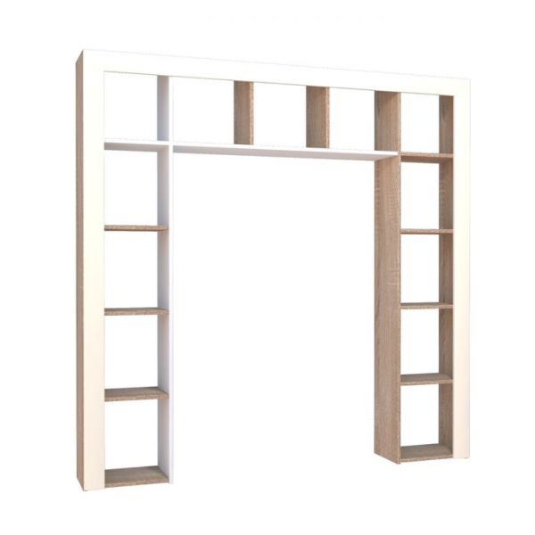 Стеллаж открытый  Юниор 1748х266х1753 Дуб сонома/Магнолия