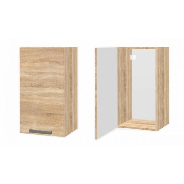 Кухня «Николь» со столешницей, размер 1.6 м, материал ЛДСП, цвет сонома / латте