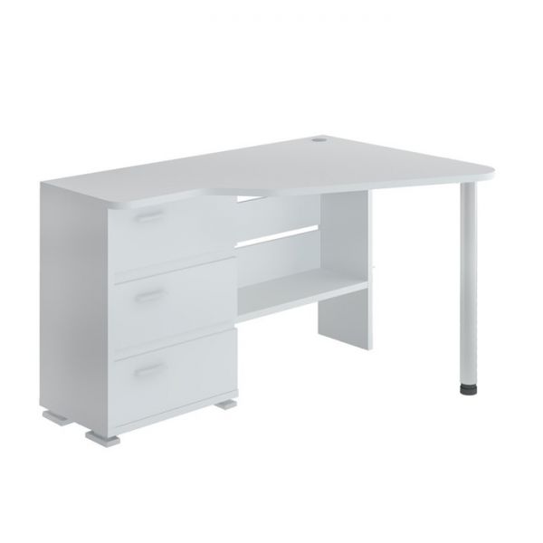 Стол СР-322С, угол правый, 1340 ? 900 ? 740 мм, цвет белый жемчуг