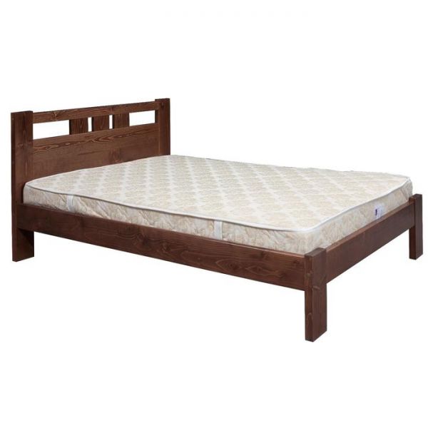 Кровать «София 1», 900 ? 1900, массив сосны, цвет дуб