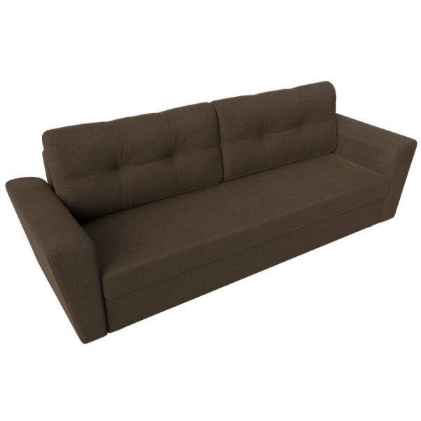 Диван прямой «Амстердам лайт», еврокнижка, рогожка, цвет бежевый