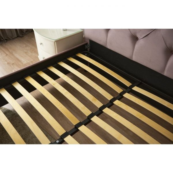 Кровать «Монблан» с ПМ, 1400 ? 2000 мм, ЭКО деревянный каркас, 1 ящик, цвет velutto 11