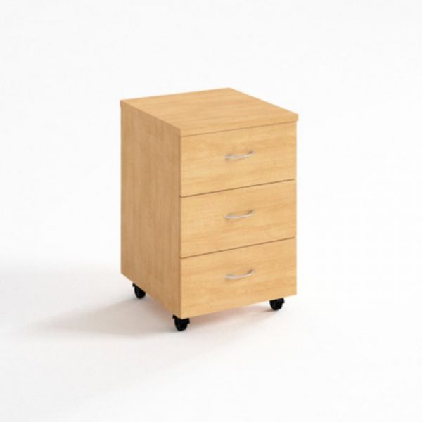 Тумба мобильная ТМ4.5, 425х450х590 мм, белый шагр