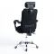 Кресло для оператора 818 черное, с подставкой для ног