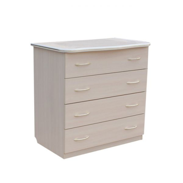 Комод «Анжелика», 4 ящика, 895 ? 570 ? 920 мм, цвет дуб