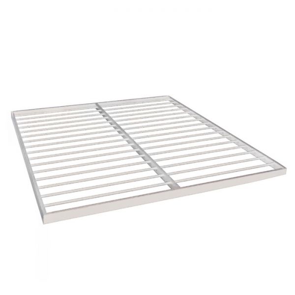 Кровать «Надежда Плюс», 1200 ? 2000 мм, металл, цвет белый