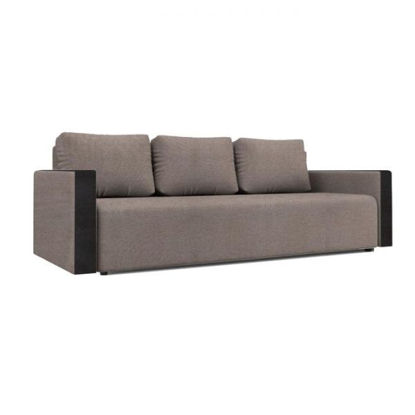 Диван «Алиса 4», рогожка, цвет savana бери/теос блек, 130 ? 185 см