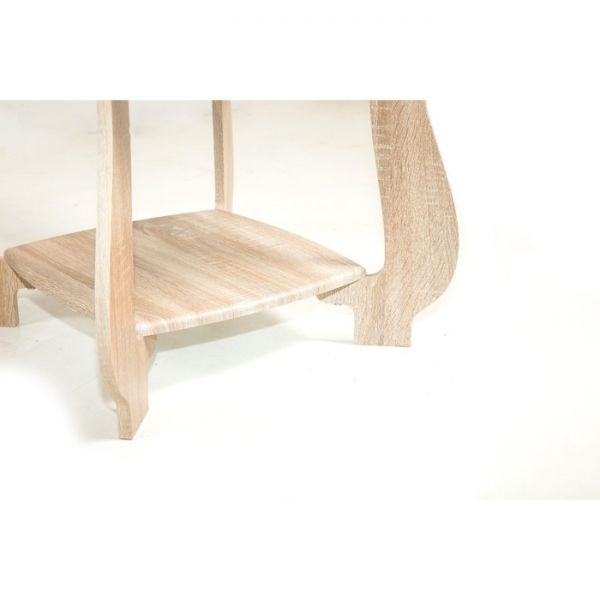 Стол журнальный СЖ-22, 700x700x520, Дуб сонома