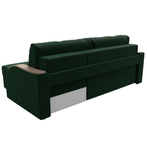 Угловой диван «Дарси», механизм еврокнижка, велюр, цвет бежевый