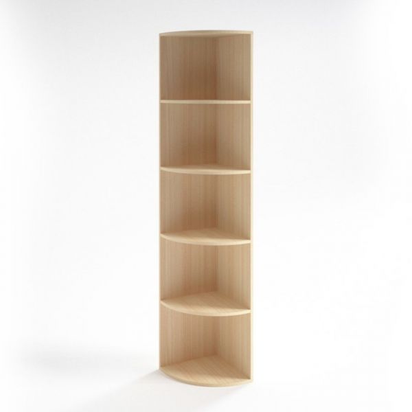 Шкаф угловой низкий НШ-13, 380х380х1153 мм, белый шагр