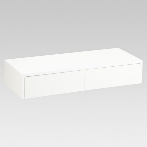 Тумба подвесная с ящиками Дамаск, 800х300х150, Белый
