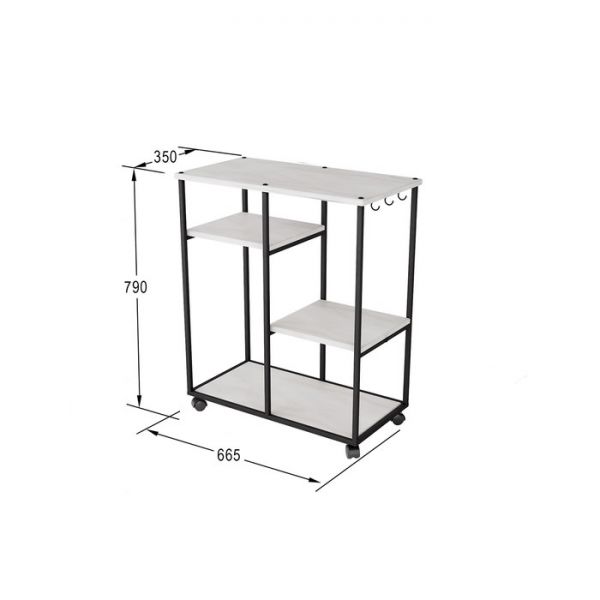 Консоль «Вэстри», 665 ? 350 ? 790 мм, МДФ, цвет дуб американский