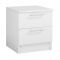 Тумба прикроватная Лазурит, 400*466*430, Белый/Белый