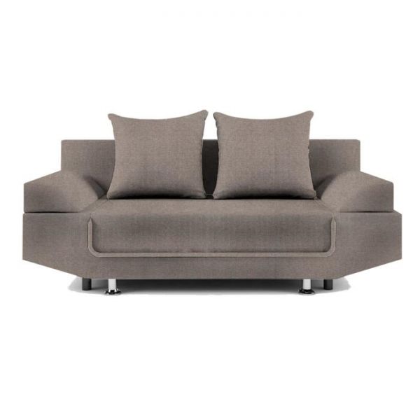 Диван «Анюта», еврокнижка, рогожка, цвет savana plus dimrose / savana plus yellow