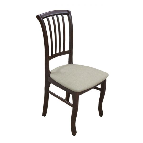 Стул Кабриоль-Ж, бук, цвет покраски  темный орех, ткань Tvill однотонка 9381 160/7т