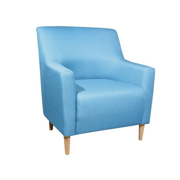 Кресло «Универ 1», велюр, цвет синий