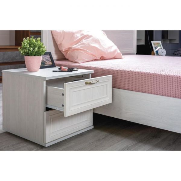 Тумба прикроватная Бьянка 1203, 450х452х438, Ясень анкор светлый