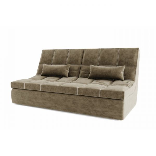 Прямой диван «Калифорния 3», велюр, цвет селфи 01