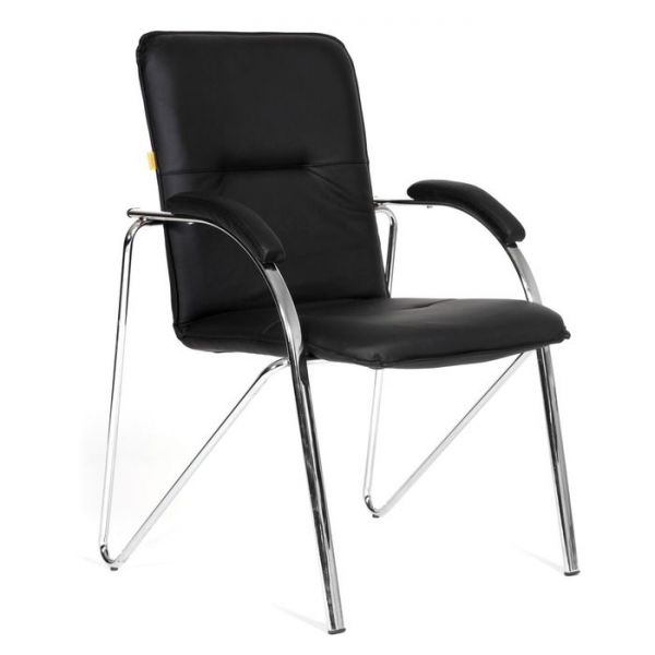 Кресло для посетителей Chairman 850 экокожа Terra 101 бежевый (собр.)