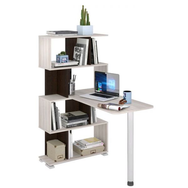 Стол-стеллаж «СЛ-5-4СТ», 750 ? 1099 ? 1395 мм, цвет карамель