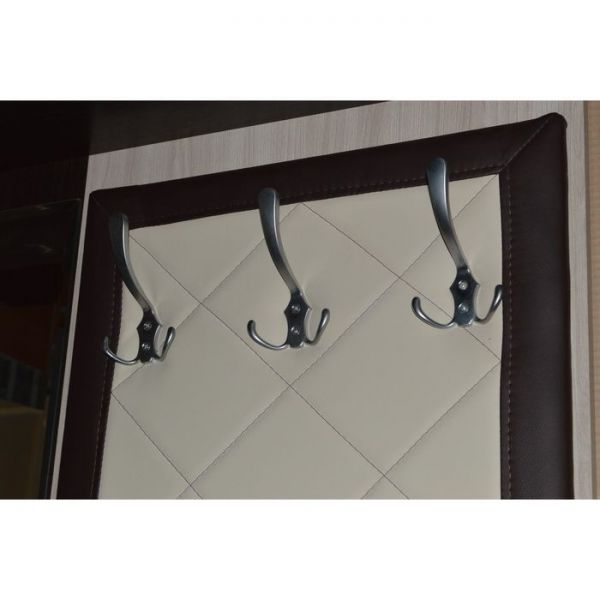 Вешалка Ольга 6 Ясень шимо светлый/венге