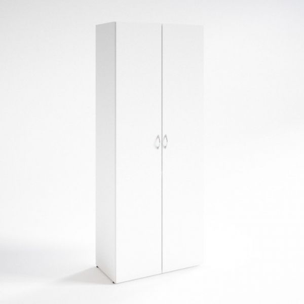 Шкаф для одежды НШ-10, 600 ? 380 ? 1890 мм, белый шагр