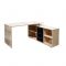 Письменный стол, 1405 ? 1400 ? 770 мм, правый угол, цвет дуб / венге