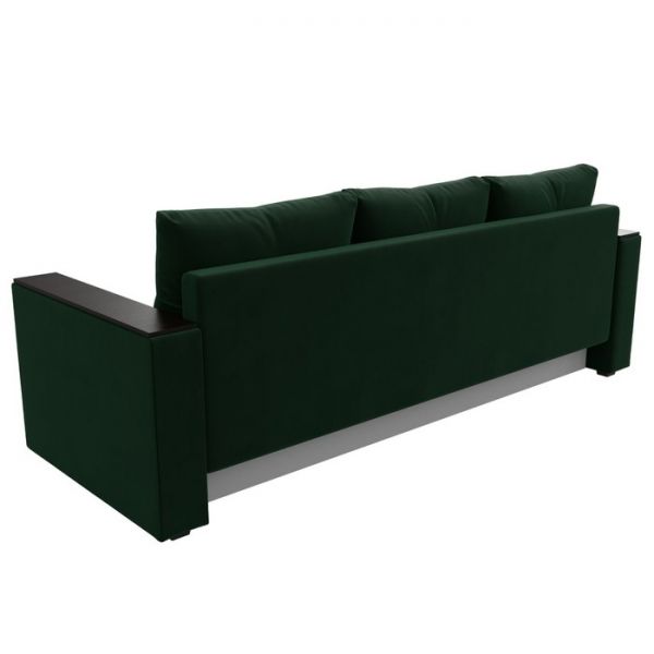 Диван прямой «Атланта лайт», без стола, еврокнижка, велюр, цвет, цвет бежевый