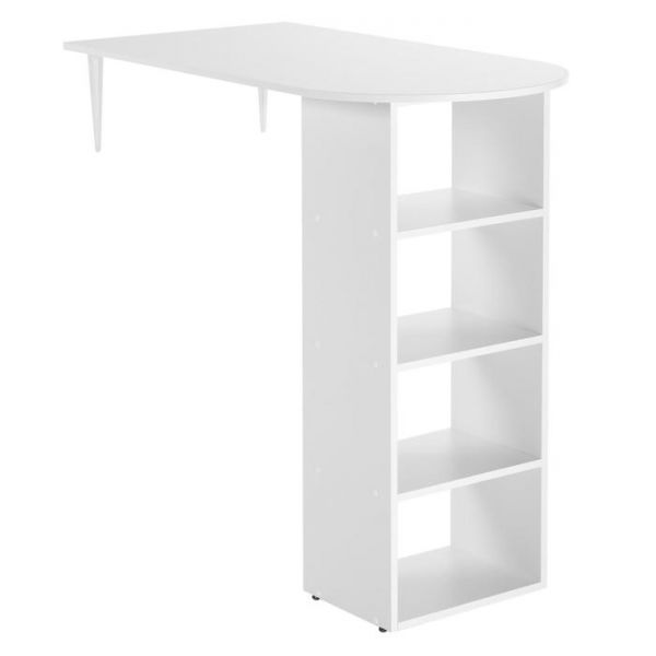 Шкаф напольный с барной столешницей ЛДСП 1200*600*1100мм (16мм),Белый