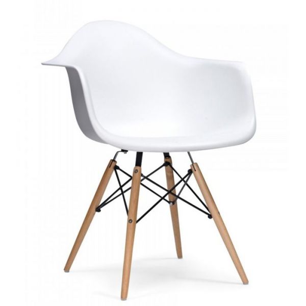 Стул EAMES wood, белый