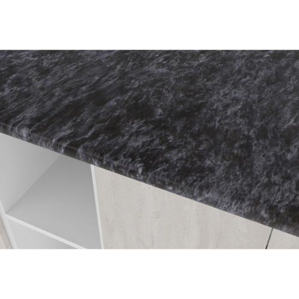 Кухонный гарнитур Сюита нормал 1500х600 Бетон светлый/Белый