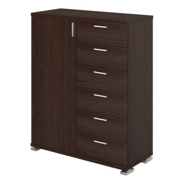 Тумба, 900 ? 430 ? 1150 мм, цвет венге