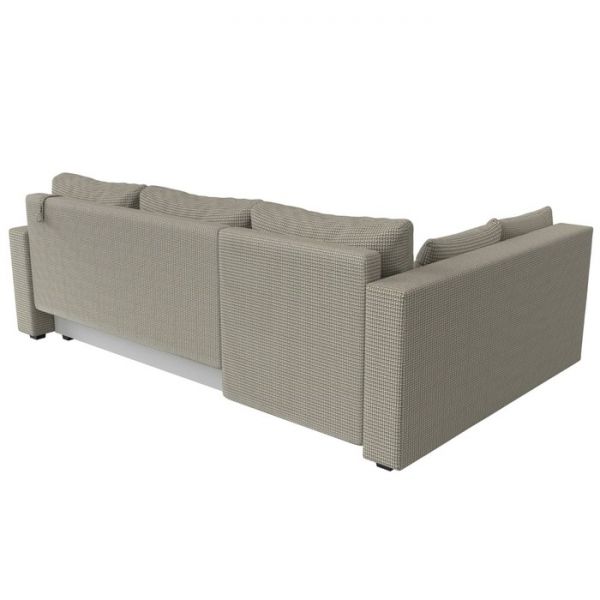 Угловой диван «Мансберг», механизм еврокнижка, угол левый, рогожка, цвет корфу 02