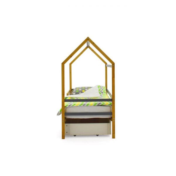 Детская кровать-домик Бельмарко Svogen дерево-графит