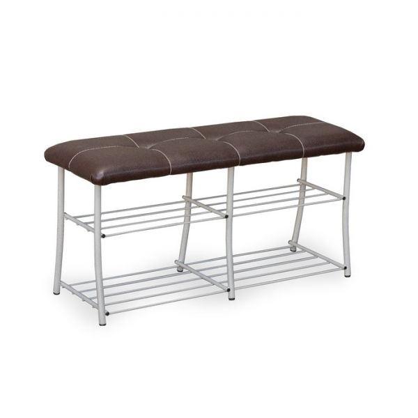 Обувница МС-7, 1020x350x500, Белое золото/Умбер