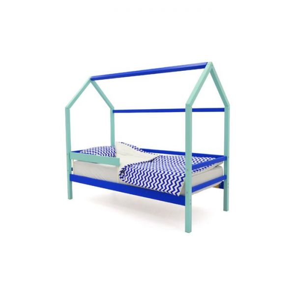 Детская кровать-домик Бельмарко Svogen мятно-синий