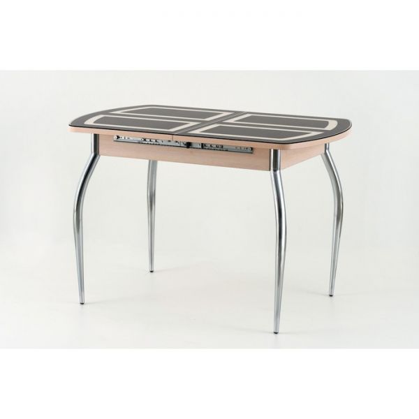 Стол раздвижной «Вегас-1.5», 1100(1450) ? 700 ? 750 мм, цвет дуб/шоколад