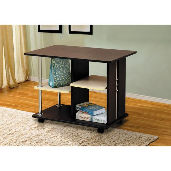 Стол журнальный №1, 900 ? 500 ? 505 мм, цвет венге / дуб выбеленный матовый