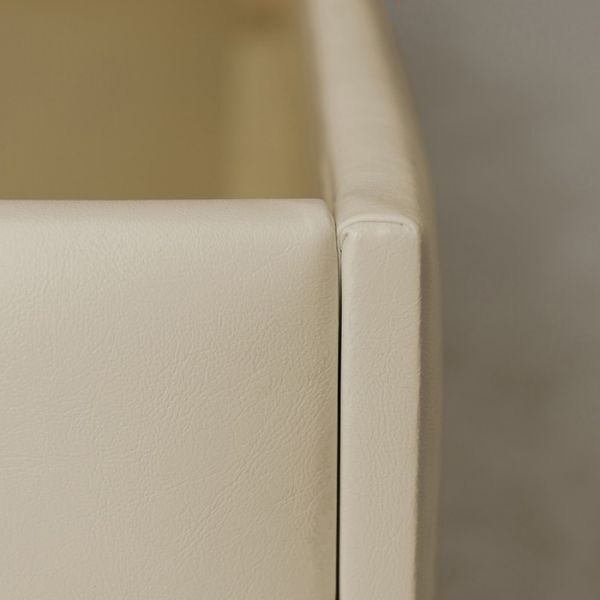 Кровать «Пальмира» с ПМ, 1600х2000, ортопедическое основание, экокожа, цвет бежевый