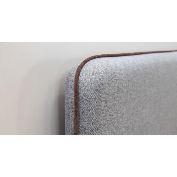 Кровать Миа, 1600х2000, ортопед+ПМ, Серый