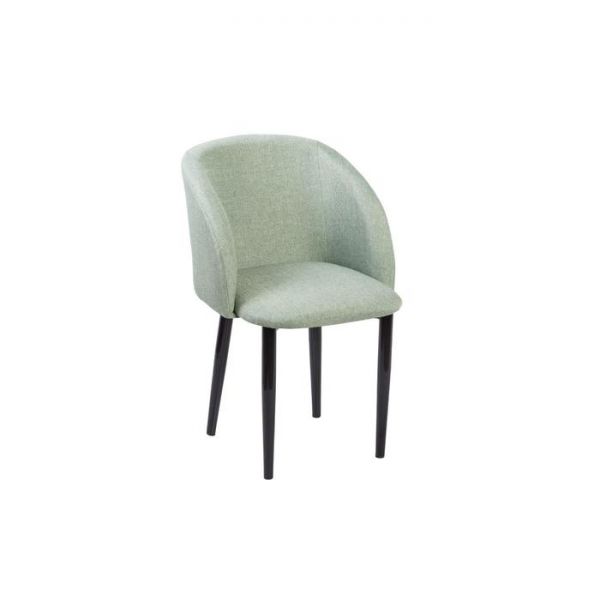 Стул Милли Мидеа 04 фисташка/ Стандарт металл Черный глянец