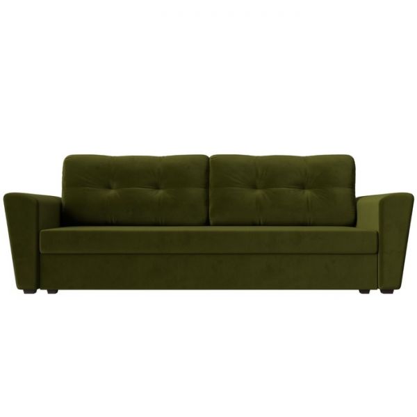 Диван прямой «Амстердам лайт», еврокнижка, микровельвет, цвет бежевый