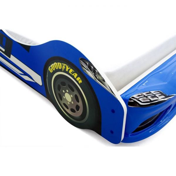 Кровать-машина Бельмарко «Супра синяя»