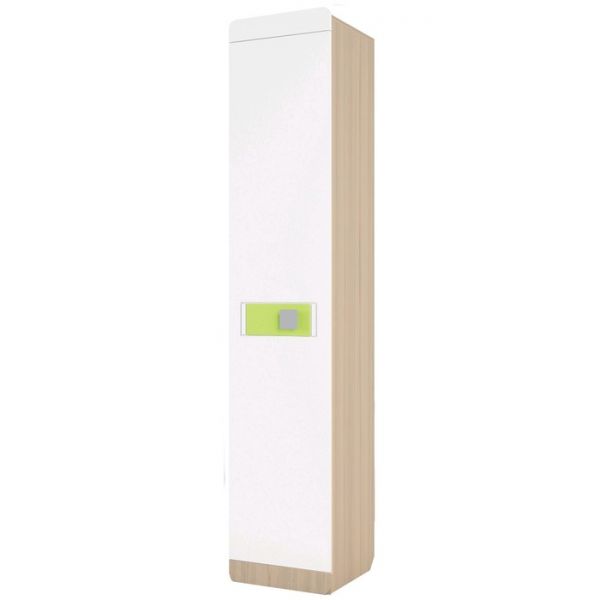 Пенал «Стиль 5.1», левый, 400 ? 416 ? 2040 мм, цвет туя светлая / лайм