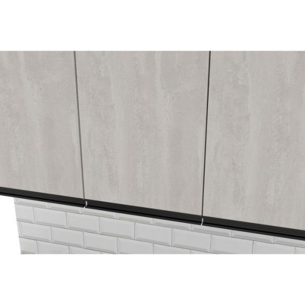 Кухонный гарнитур Сюита макси 1800х600 Бетон светлый/Белый