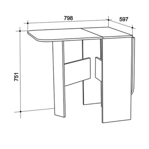 Стол-книжка Мечта  Венге