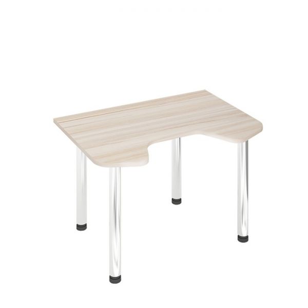 Стол СКЛ-Игр120МО, 1200 ? 900 ? 770 мм, цвет белый жемчуг