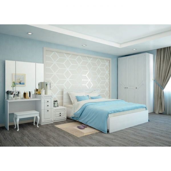 Пенал «Азалия 5.2», левый, 450 ? 545 ? 2164 мм, цвет бодега белая