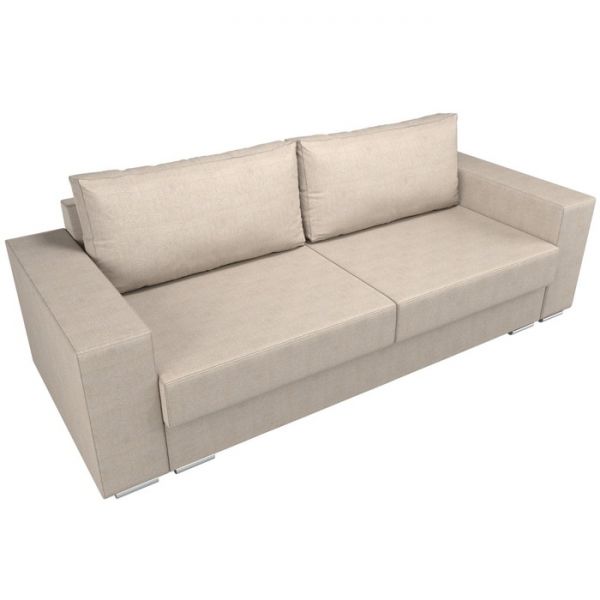 Прямой диван «Исланд», рогожка, цвет бежевый