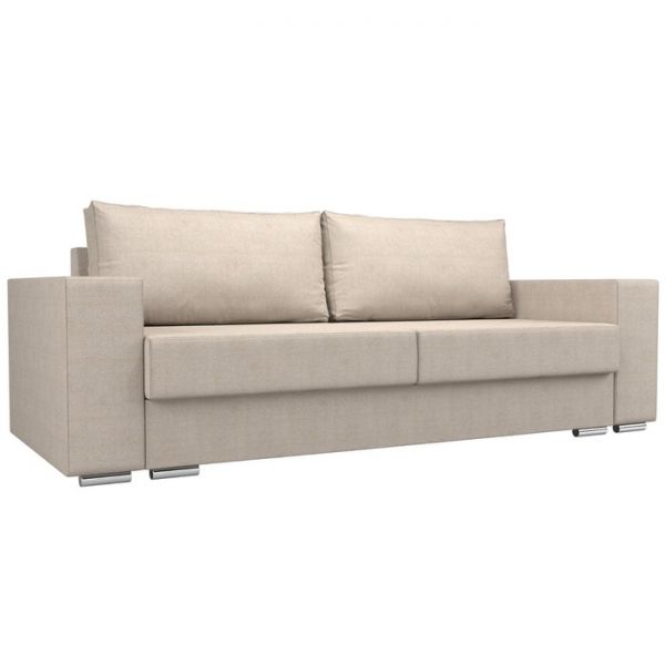 Прямой диван «Исланд», рогожка, цвет бежевый